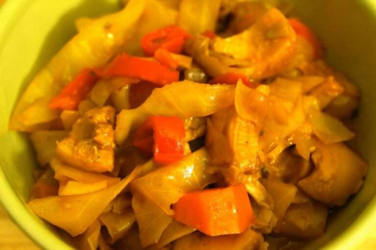 Conch with Cabbage Stew
