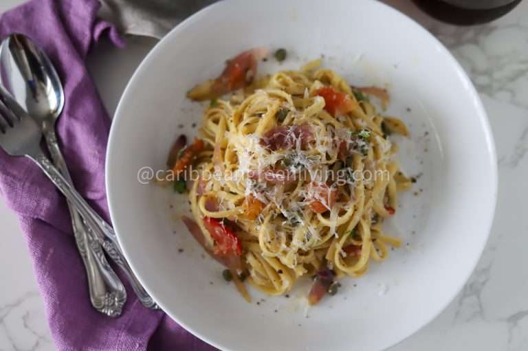 Tasty Spaghetti with Anchovies and Capers